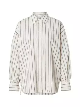 Блузка VILA VIBELFIE, кремовый