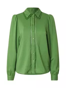 Блузка VILA VICARMENA, светло-зеленый