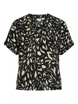 Блузка VILA VILAYA BEA, черный