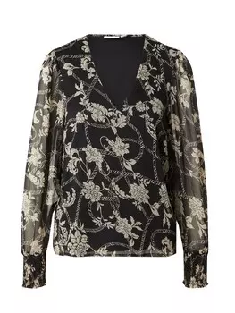 Блузка VILA VISIA FALIA, черный