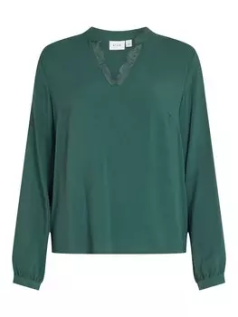 Блузка VILA, зеленый