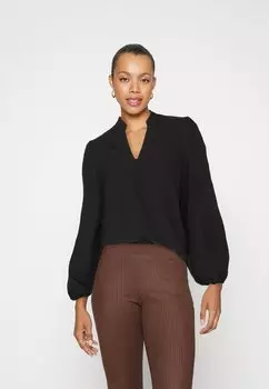 Блузка Vilouis Rella L S Ka VILA, черный