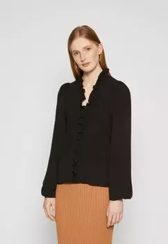 Блузка VMALVA V NECK Vero Moda, черный
