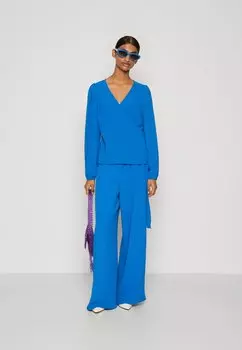 Блузка Vmalva Wrap Vero Moda, светло-синийка