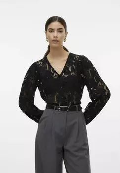 Блузка VMGABENA Vero Moda, черный