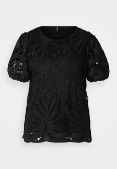 Блузка Vmjose Vero Moda, черная