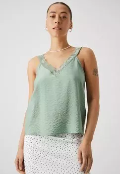 Блузка Vmjosie Singlet Vero Moda, зеленый