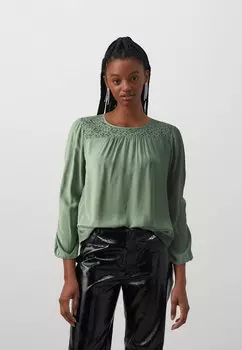 Блузка VMLILOU O NECK Vero Moda, цвет laurel wreath