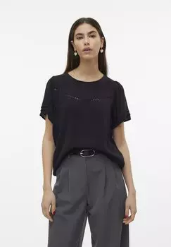 Блузка VMMENNY Vero Moda, цвет black