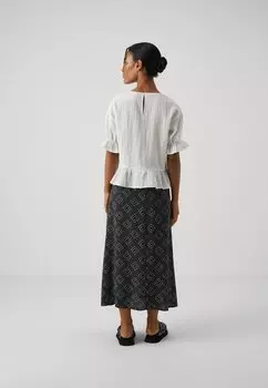 Блузка Vmnabia 2/4 Vero Moda, белоснежная