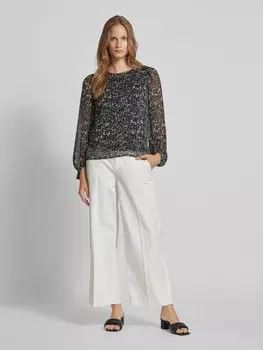 Блузка в двухслойном стиле, модель «FALIA» Vila, черный