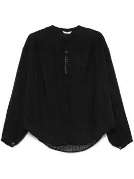 Блузка в клетку Barena, черный