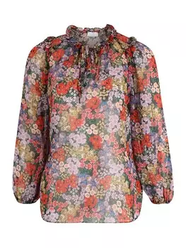 Блузка Wallis Petite Blouse, разноцветный