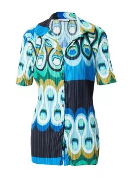 Блузка Warehouse, цвет Blue/Navy