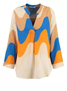 Блузка wd gaia с v-образным вырезом Key Largo, оранжевый