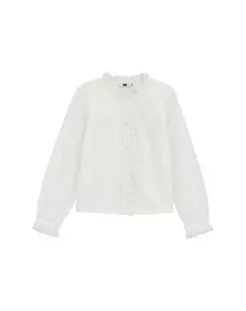 Блузка WE Fashion, белый