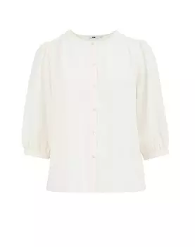 Блузка WE Fashion, белый