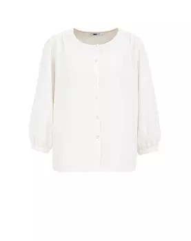 Блузка WE Fashion, белый