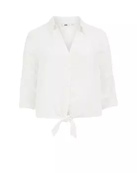Блузка WE Fashion, белый
