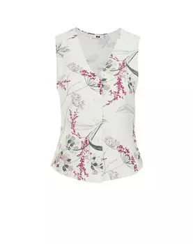 Блузка WE Fashion, белый