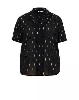 Блузка WE Fashion, черный