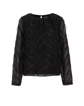 Блузка WE Fashion, черный