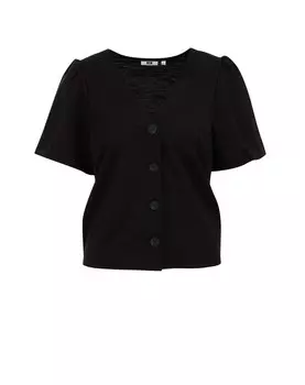 Блузка WE Fashion, черный