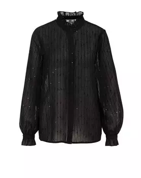 Блузка WE Fashion, черный