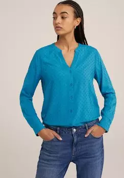 Блузка WE Fashion, цвет blue