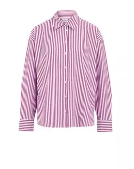 Блузка WE Fashion, цвет Pink/White