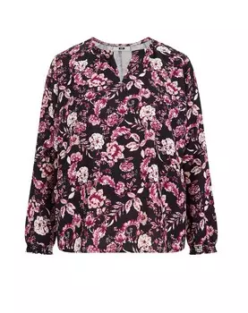 Блузка WE Fashion, фиолетовый