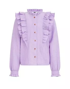 Блузка We Fashion, фиолетовый