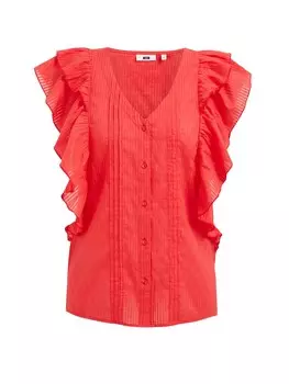 Блузка WE Fashion, красный