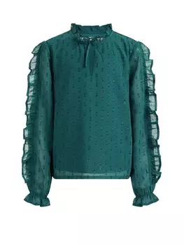 Блузка We Fashion Meisjes, изумруд