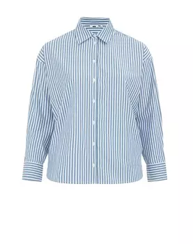 Блузка WE Fashion, небесно-синий