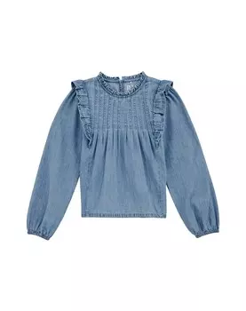 Блузка WE Fashion, синий