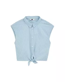 Блузка WE Fashion, светло-синий