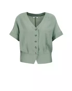 Блузка WE Fashion, светло-зеленый