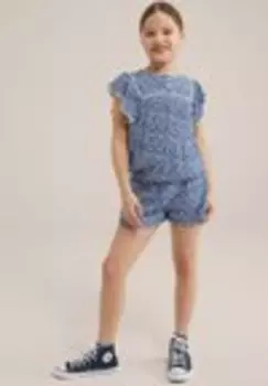 Блузка We Fashion, темно-синий