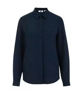 Блузка WE Fashion, темно-синий