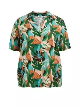 Блузка WE Fashion, темно-зеленый