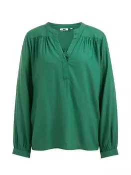 Блузка WE Fashion, зеленый