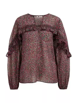 Блузка WE Fashion, зеленый