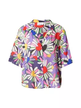 Блузка WEEKDAY, фиолетовый