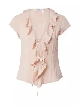 Блузка WEEKDAY Liv, розовый