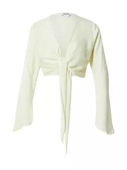 Блузка WEEKDAY Susie, пастельно-зеленый
