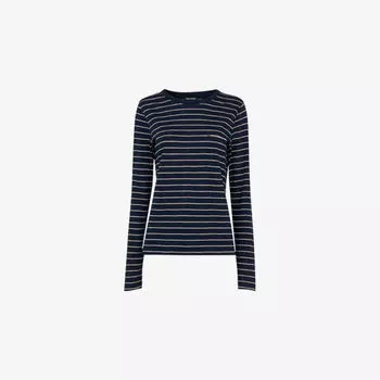 Блузка Whistles в полоску, синий