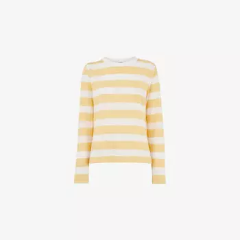 Блузка Whistles в полоску, желтый