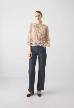 Блузка Willow Ida Sjstedt, темно-розовая