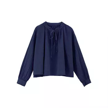 Блузка витая Muji Idee, серый